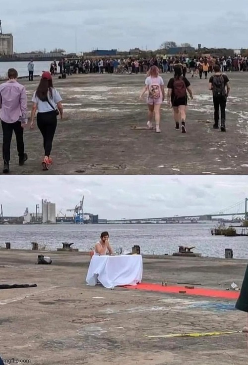 Public espectacle Blank Meme Template