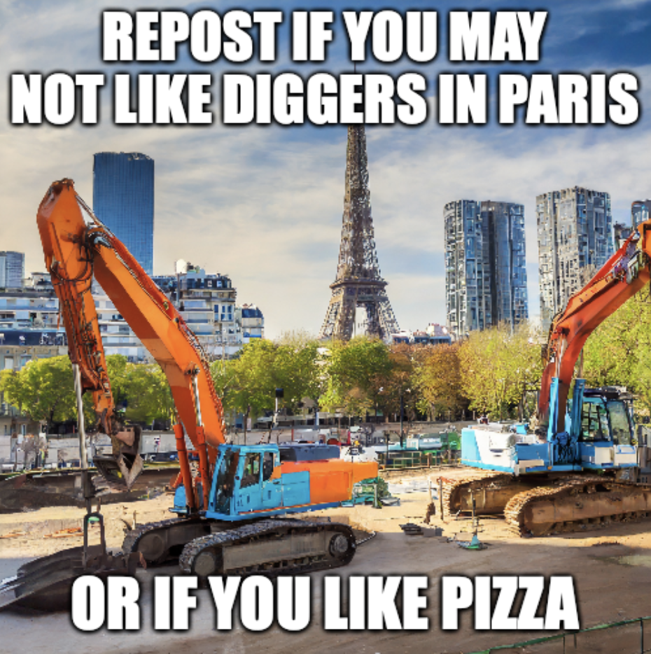 High Quality repost if you may not like diggers in paris Blank Meme Template