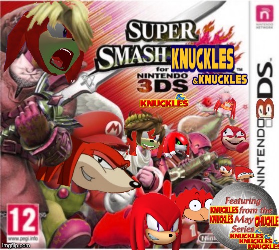 Super smash knuckles | image tagged in super smash knuckles | made w/ Imgflip meme maker