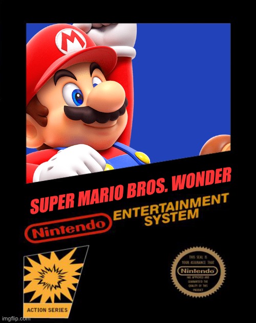 Super Mario Bros. Wonder | SUPER MARIO BROS. WONDER | image tagged in nintendo,nintendo switch,mario,super mario,video game,princess peach | made w/ Imgflip meme maker