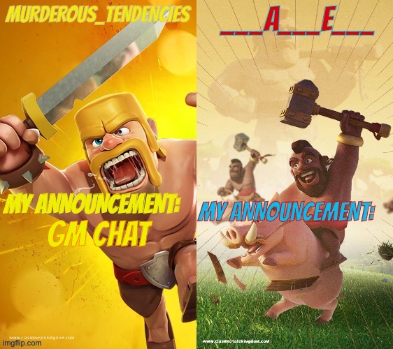 Murderous and ae | GM CHAT | image tagged in murderous and ae | made w/ Imgflip meme maker