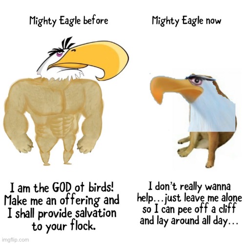 Mighty eagle | image tagged in mighty eagle | made w/ Imgflip meme maker