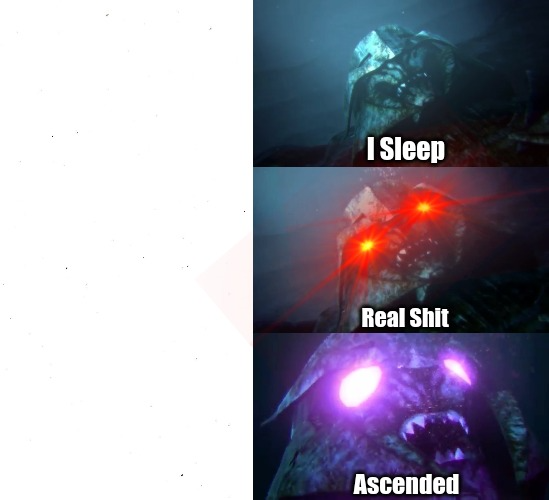 High Quality Sleeping Megatron (Now with Ascended) Blank Meme Template