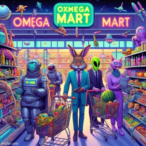 Omega Mart Pixar Movie I got from Bing AI | made w/ Imgflip meme maker