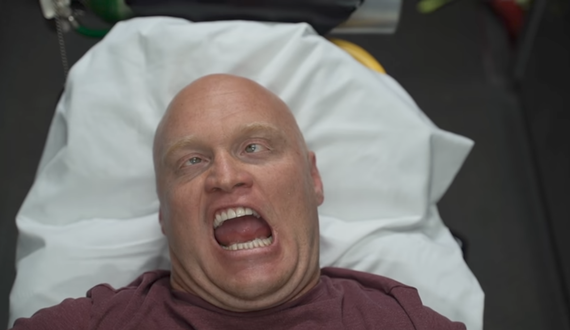 High Quality Crazy faced bald guy Blank Meme Template