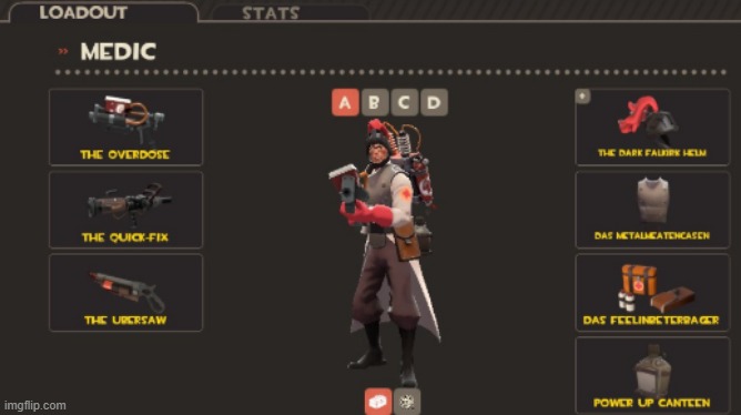 hi chat, im back for like 5 minutes, anyways medic loadout reveal | made w/ Imgflip meme maker