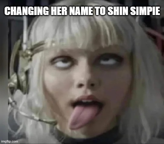 Definitely Simp | CHANGING HER NAME TO SHIN SIMPIE | image tagged in shin hati,star wars | made w/ Imgflip meme maker