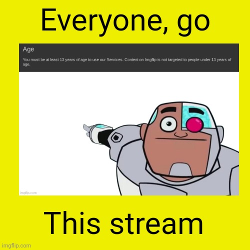 Oh no cringe | Everyone, go; This stream | image tagged in anti furry | made w/ Imgflip meme maker