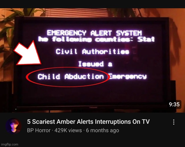 Yeah, that is what amber alerts are for, nothing special Blank Meme Template