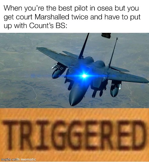 image tagged in triggered,ace combat | made w/ Imgflip meme maker
