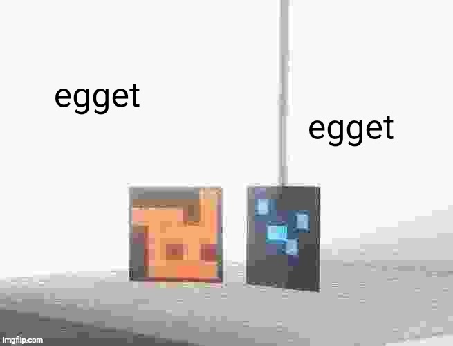 egget | egget; egget | image tagged in chronolinth and tweak | made w/ Imgflip meme maker
