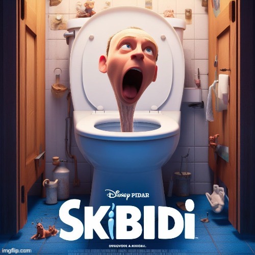 Disney Pixar skibidi | image tagged in disney pixar skibidi | made w/ Imgflip meme maker