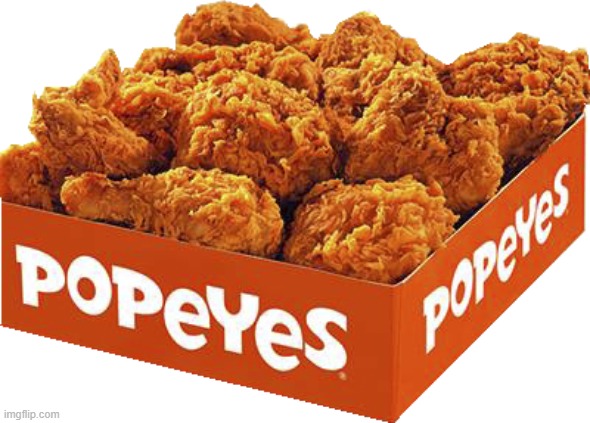 transparent popeyes chicken box | image tagged in transparent popeyes chicken box | made w/ Imgflip meme maker