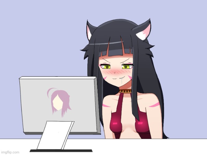 Neko Lewd Computer | image tagged in neko lewd computer | made w/ Imgflip meme maker