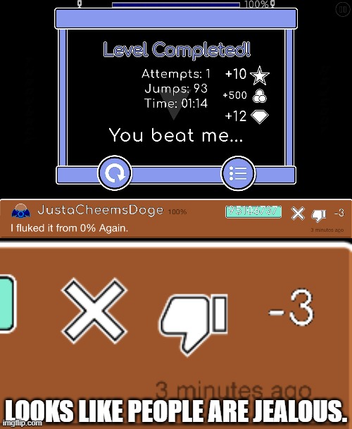 Can someone help me find what's making cheat indicator go red? : r/geometrydash