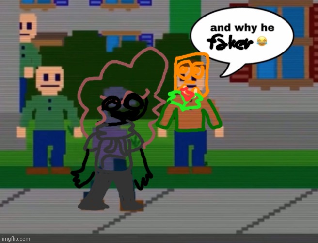 And why he Ourple | image tagged in and why he ourple | made w/ Imgflip meme maker
