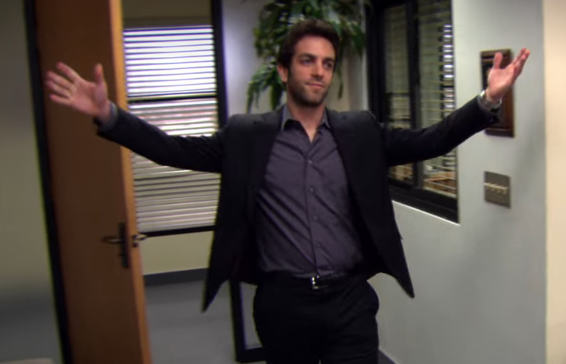 High Quality Favorite branch ryan the office Blank Meme Template