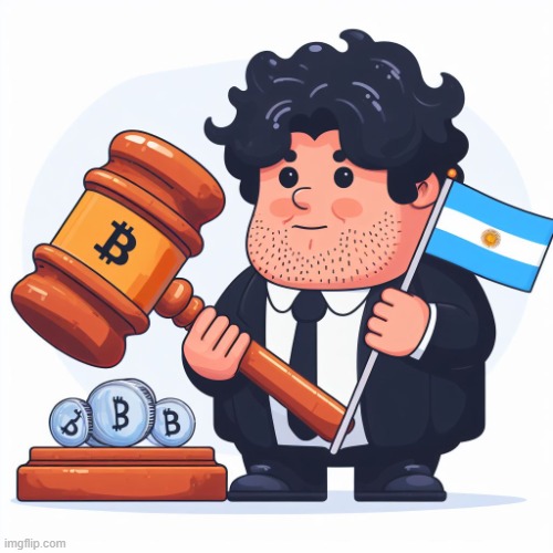 Javier Milei's presidential playbook: More blockchain, less talk, clap | image tagged in memes,funny,funny memes,cryptocurrency,cryptography | made w/ Imgflip meme maker