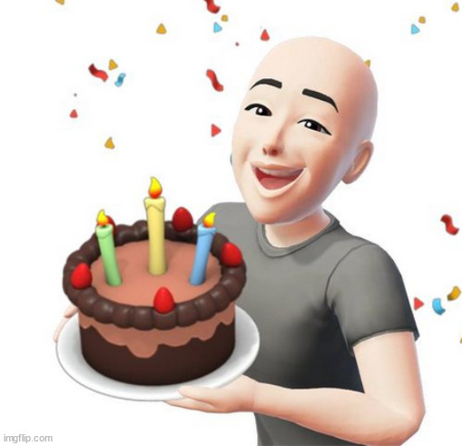 Meta Avatar | image tagged in happy birthday,meta,facebook,avatar,augmented reality | made w/ Imgflip meme maker