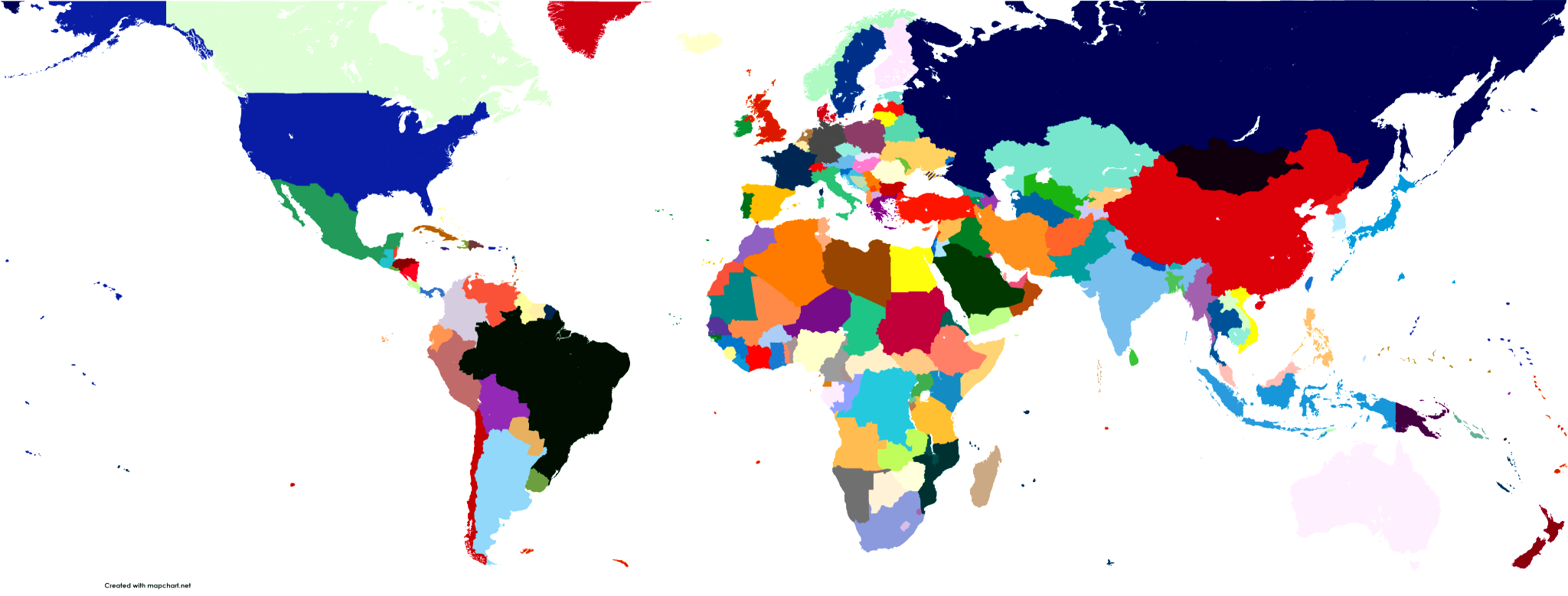 Map of the world Blank Meme Template