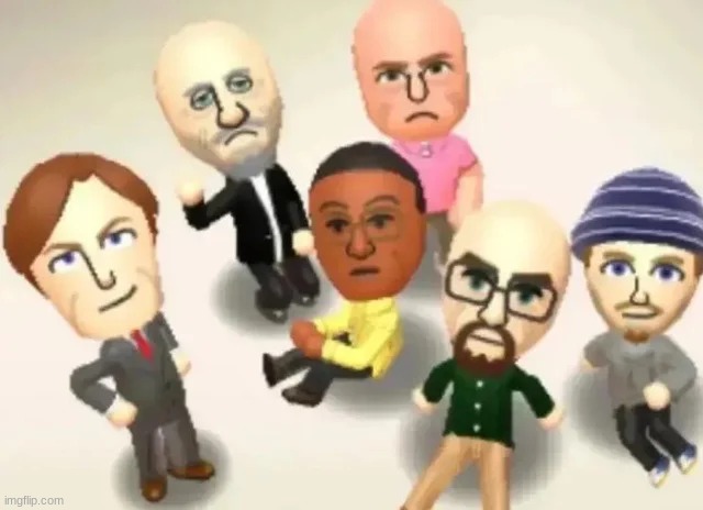 They will breaking your bad. | image tagged in breaking bad mii's | made w/ Imgflip meme maker