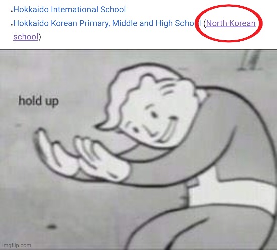 hold up | image tagged in fallout hold up | made w/ Imgflip meme maker