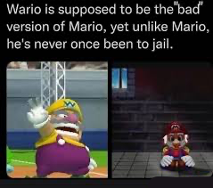 High Quality Wario and mario Blank Meme Template