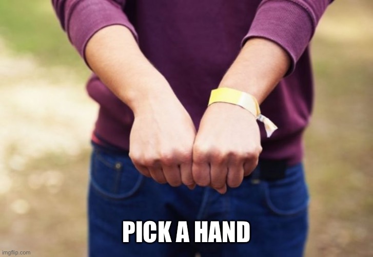 PICK A HAND | made w/ Imgflip meme maker