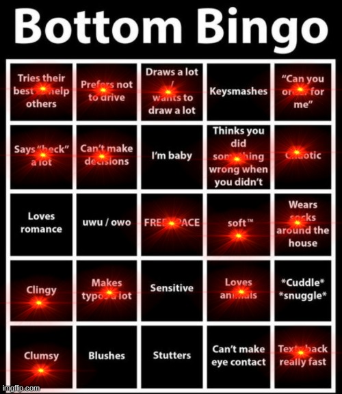 Double bingo! | image tagged in bottom bingo | made w/ Imgflip meme maker