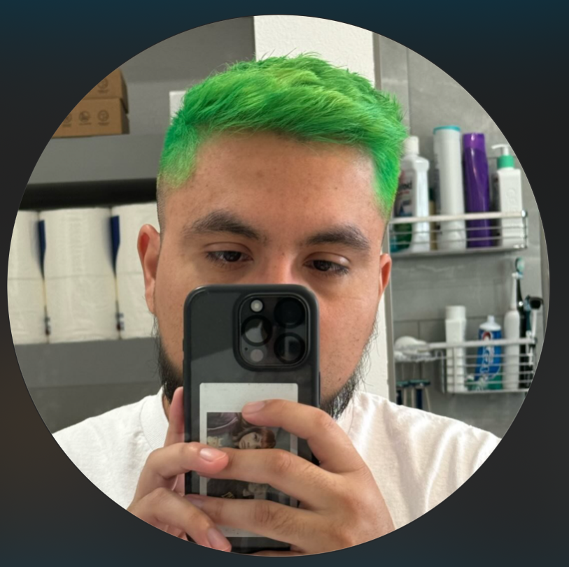 High Quality Green hair Blank Meme Template