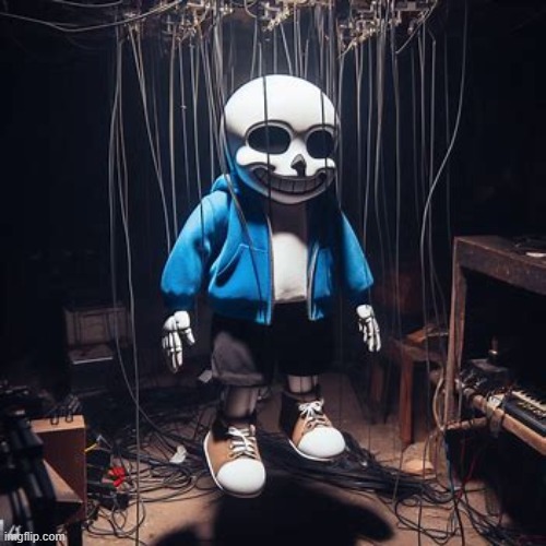 another cool ai sans image | image tagged in undertale,ai | made w/ Imgflip meme maker
