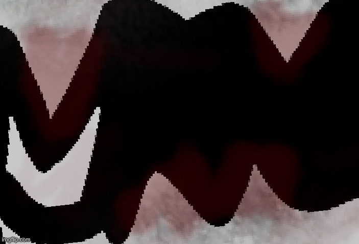 when i was puttin red over osores teeth to make blood stains, i didnt account for the fact that the red would also stain the bla | made w/ Imgflip meme maker