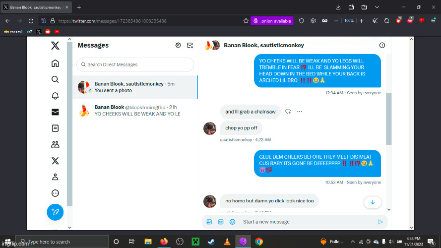 just uhhh twitter dms | made w/ Imgflip meme maker