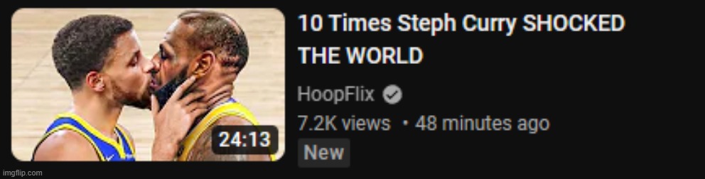 YouTube Thumbnail. | made w/ Imgflip meme maker