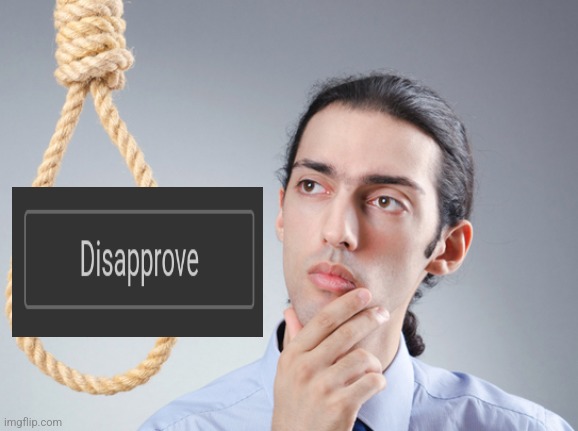 dissaprove think Blank Meme Template