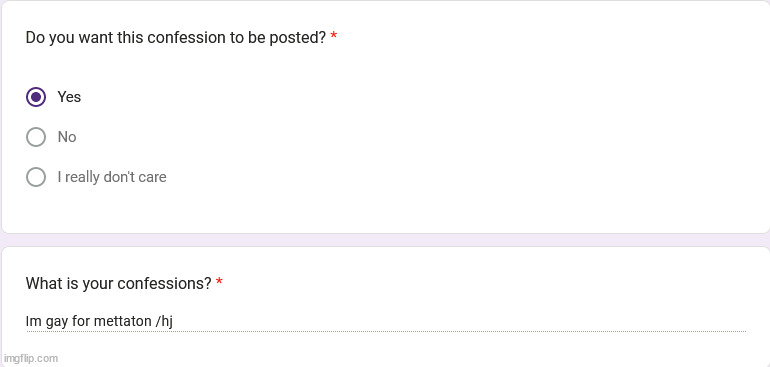 https://forms.gle/TiDW71HCHgQ2UTtp8 | made w/ Imgflip meme maker