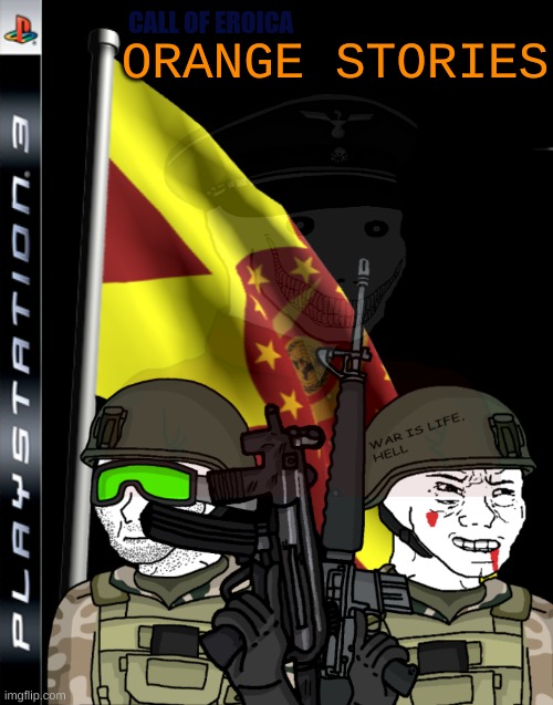 Call of Eroica: Orange Stories(PS3 Cover) | CALL OF EROICA; ORANGE STORIES | made w/ Imgflip meme maker