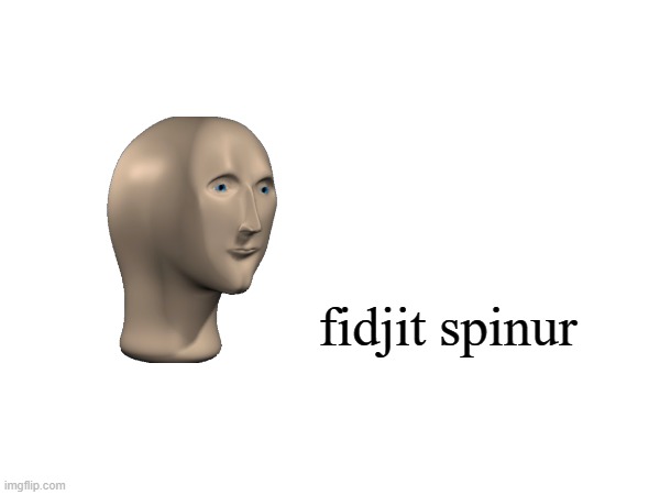 fidjit spinur | made w/ Imgflip meme maker