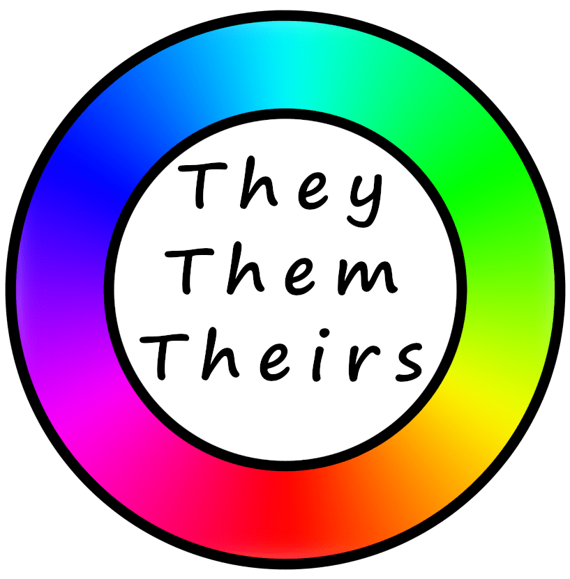 Pronouns Badge Blank Meme Template