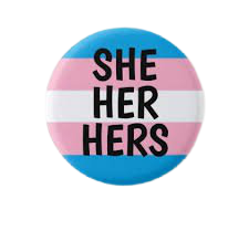 Pronouns Badge Blank Meme Template