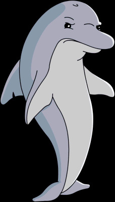 Simpsons Dolphin Transparent Background Blank Meme Template