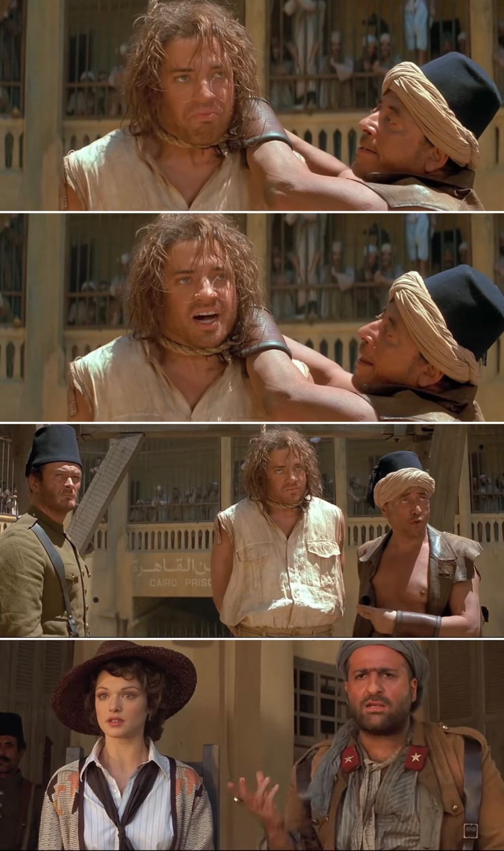 High Quality Mummy Movie One Four Panel Template Blank Meme Template