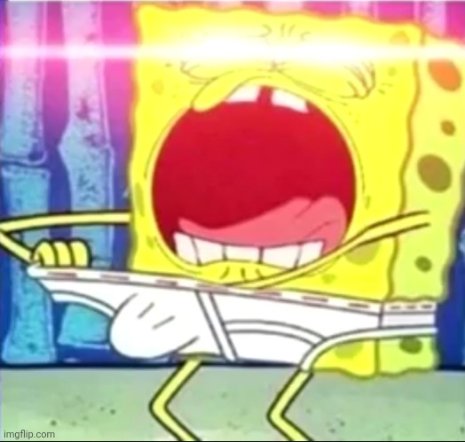 Insecure fapping Spongebob | image tagged in insecure fapping spongebob | made w/ Imgflip meme maker