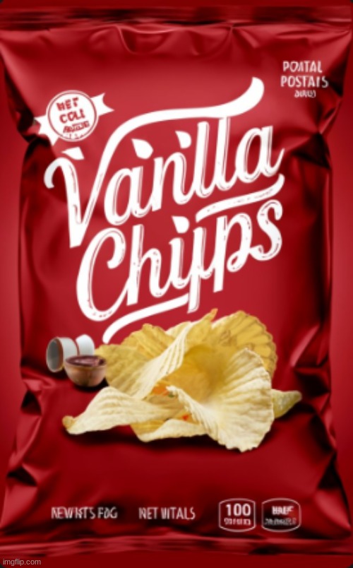 what ai thinks of vanilla chips | image tagged in what ai thinks of vanilla chips,chips,vanilla | made w/ Imgflip meme maker