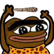 High Quality Pepe caveman Blank Meme Template