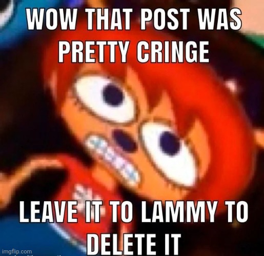 Lammy encounters cringe | image tagged in lammy encounters cringe | made w/ Imgflip meme maker