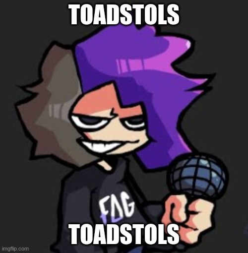 toadstols | TOADSTOLS; TOADSTOLS | image tagged in toad,fnf | made w/ Imgflip meme maker
