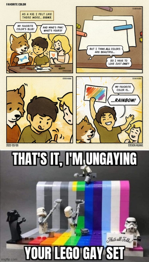 fr this is cute tho | image tagged in thats it im ungaying your lego gay set | made w/ Imgflip meme maker