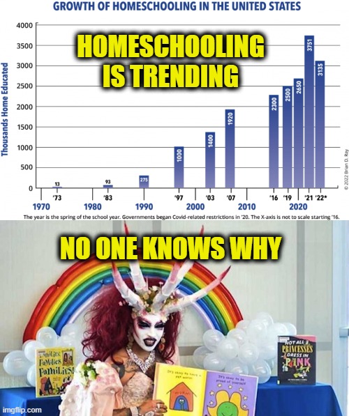 Applying Leftist Logic | HOMESCHOOLING
IS TRENDING; NO ONE KNOWS WHY | image tagged in homeschool | made w/ Imgflip meme maker