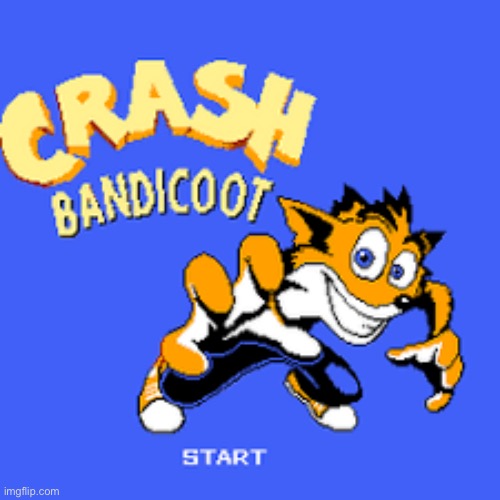 8 bit crash | image tagged in crash bandicoot | made w/ Imgflip meme maker